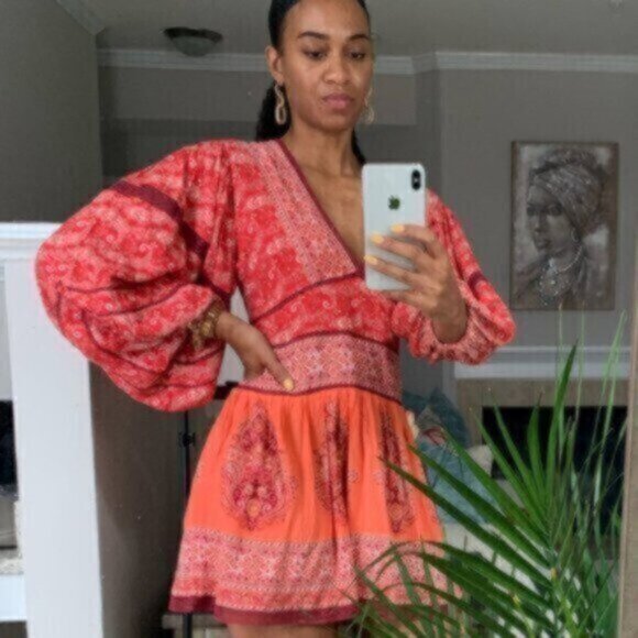 Free People Luna Scarf Print Tunic - Picture 6 of 11